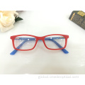 Black Full Frame Optical Glasses Two Color Frame Classic Optical Glasses for Children Factory